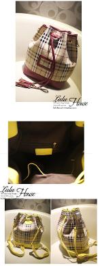 หมดค่ะ กระเป๋าLuluhouse รุ่น L108-01burg  กระเป๋าสวยเกาหลี นำเข้าของแท้ 100% ค่ะ